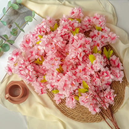faux plants - Artificial Flowers - Sakura Silk Flower Bouquet