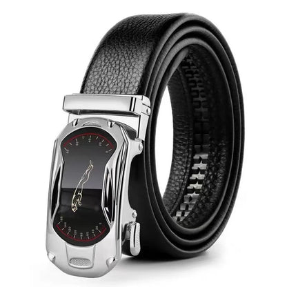 Men's leather belts