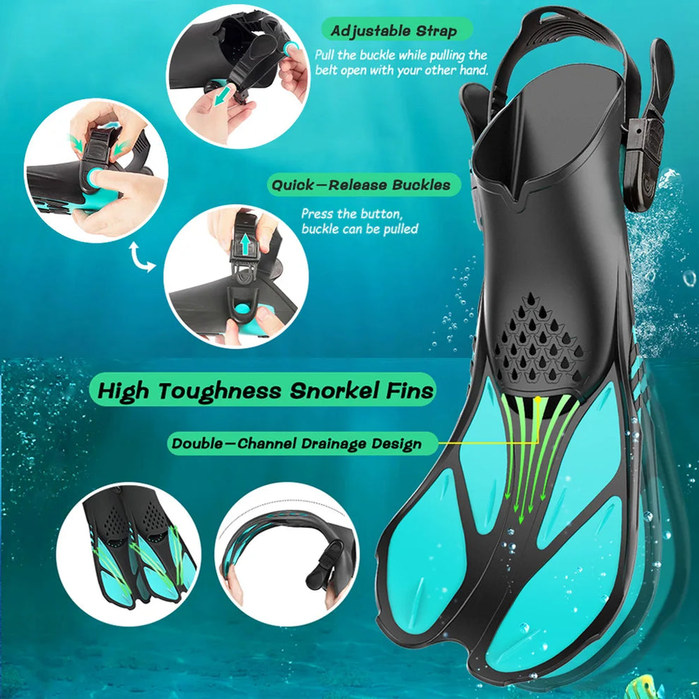 Water Sports - Swim Fins - swim training fins footwear