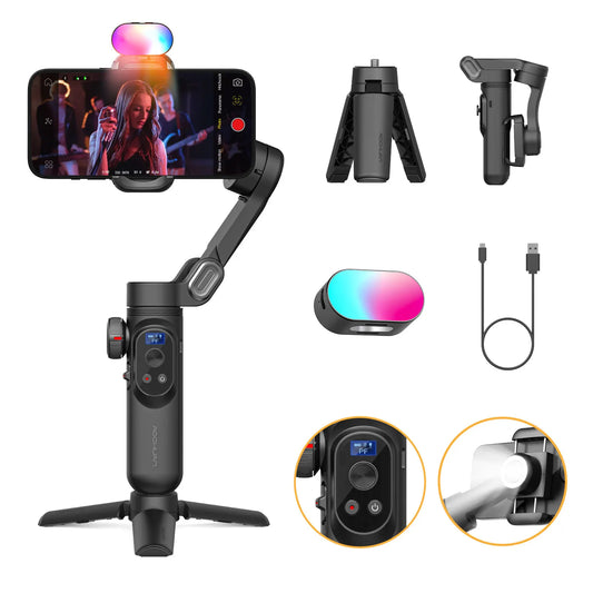 3-axis gimbal - Handheld Gimbal - Smartphone Gimbal Stabilizer
