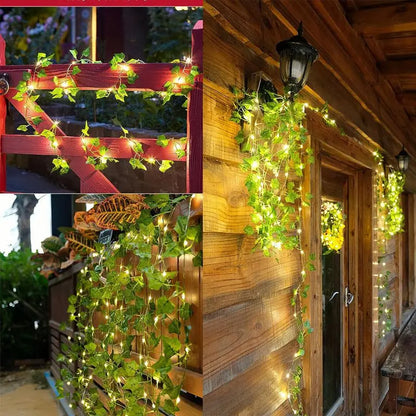icicle led lights - Decorative String Lights - Artificial Ivy Vine String Lights