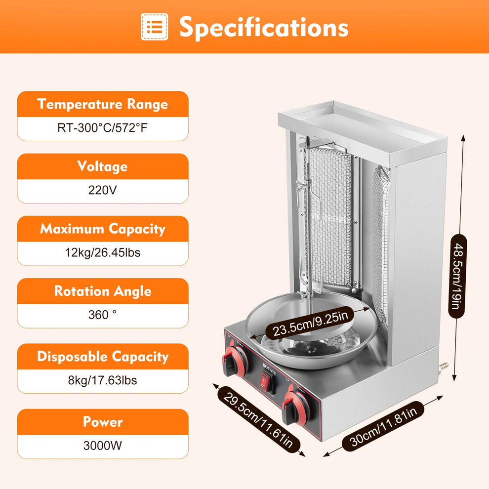 gyro machine gas - Restaurant Equipment - Gas Doner Kebab Machine