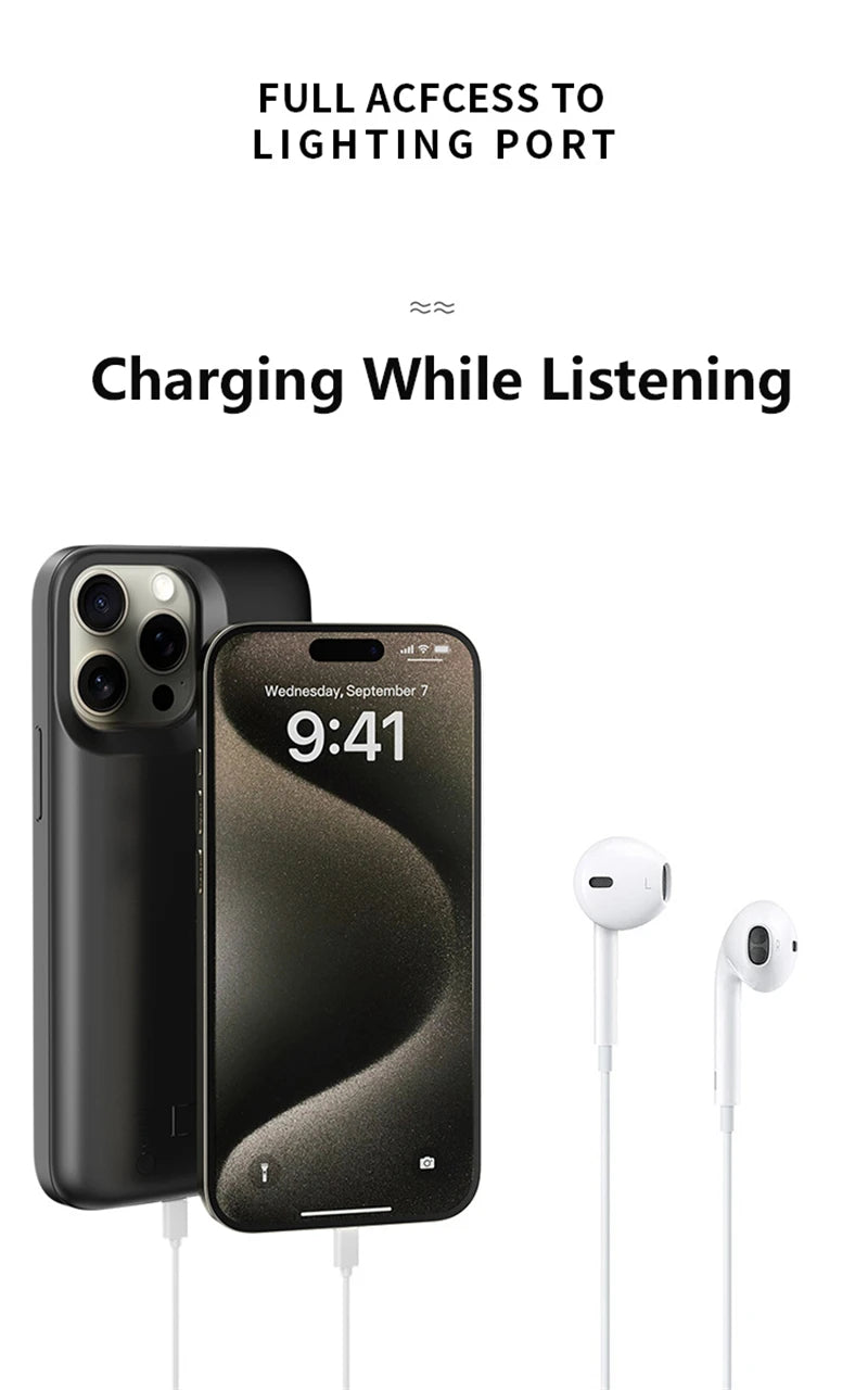 iphone 16 battery case - Mobile Phone Accessories - iPhone Battery Charging Case