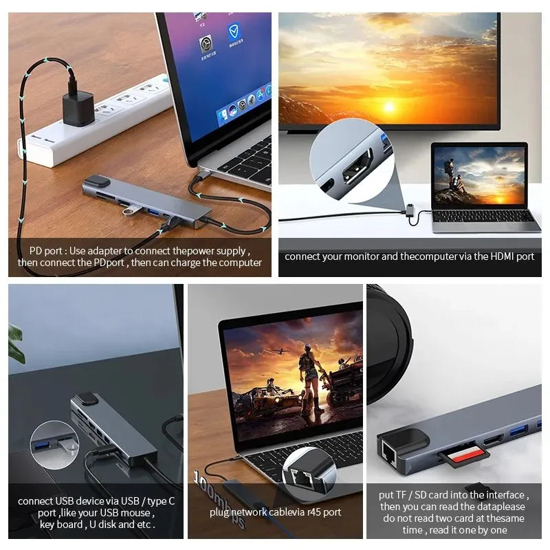 k@60hz usb-c hub - Computer Accessories - USB-C Hub
