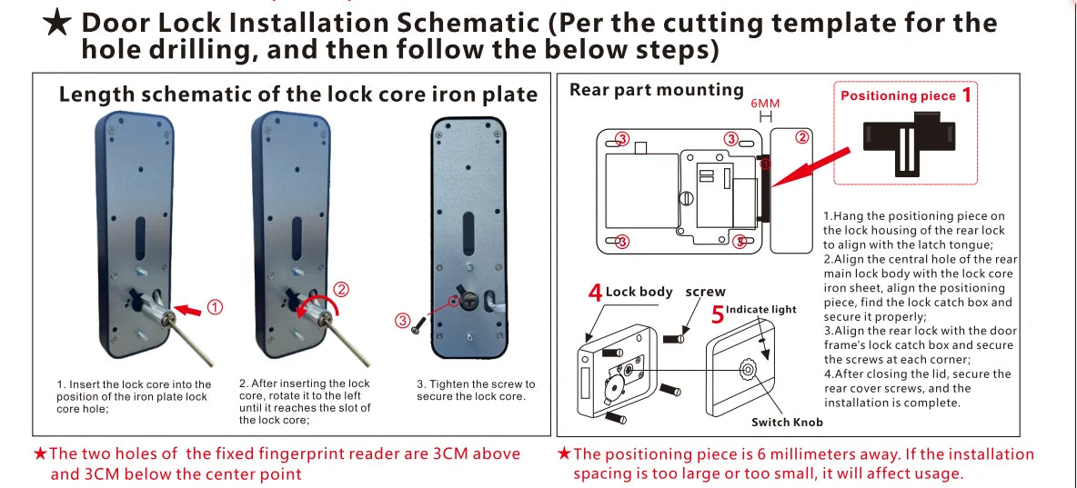 Keyless entry door lock