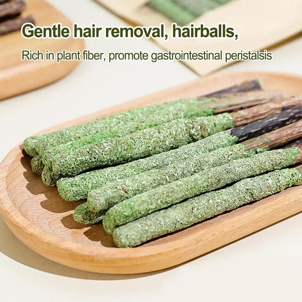 cat dental treats hairball - Pet Supplies - Cat Grass Sticks