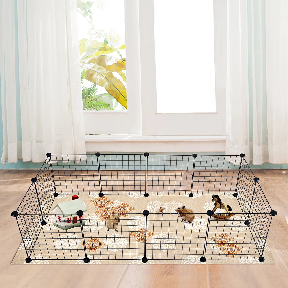 adjustable dog gate - Pet Supplies - Adjustable Wire Pet Playpen