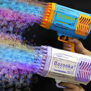 Water Bubble Gun for Kids with Fan Mode and Rechargeable Battery