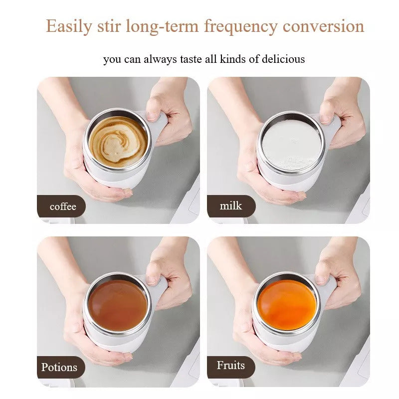 USB rechargeable coffee mixer cup