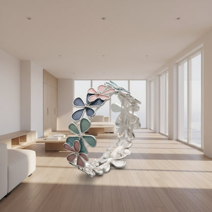 Versatile flower arm band wrist