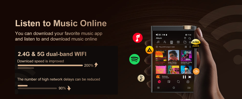 portable music player - Electronics - Hi-Res MP3 Player