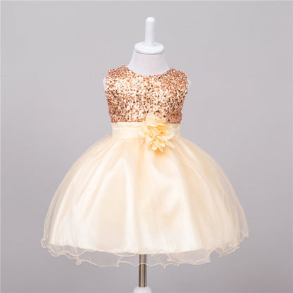 Champagne Princess Dress for Toddlers