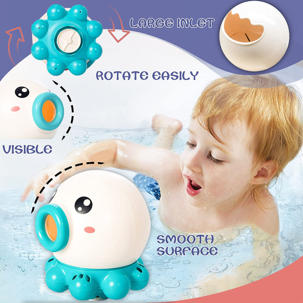 Infant Bath Toy Duck Spraying Water in Bathtub
