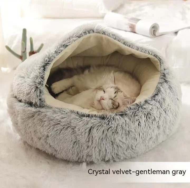 Luxury Pet Bed for Winter Comfort